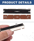 10Pcs Straight Linear Slide Potentiometers 3 Pin B10K 88Mm Length 60Mm Travel 4x10Mm Handle Faders Pro Grade Variable Resistors Electronics