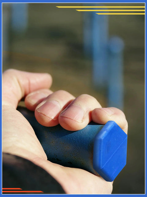 Person holding blue plug from Big 42 Piece Hydraulic Oil Service Plugs Set With Large Medium Small Rubber Hose And Pipe Plugs For Oil Lines