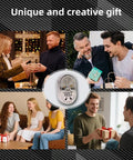 Solid Metal Fidget Slider For Adults, Totally Snappy Antistress Edc Toy That Helps You Zone In And Blow Off Steam in a creative gift setting.
