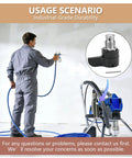 Person using 235014 Prime Spray Valve Kit Drain Valve for Airless Paint Sprayers 210 230 390 395 490 495 595 3400 Replacement Parts