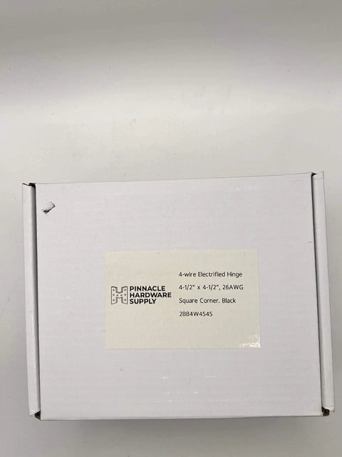 Box of Electrified Steel Hinge Four Wire Electric Hinge Four And A Half Inches By Four And A Half Inches US26D Finish Square Corner