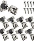 8 Pack Overlay Soft Close Cabinet Hinges For Face Frame Cabinets With 3D Hydraulic Soft Close Concealed Kitchen Door Hinges Screws Included