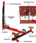 Heavy Duty Car Frame Repair Machine For Auto Body And Frame Repair Tool with tool cart, chain, and pneumatic pump