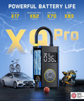 1 Minute Beast Mode Quick Inflate Portable Tire Inflator With Digital Pressure Gauge For Cars Motorcycles SUVs Bikes And Balls 150 PSI Electric Air Pump Compact Lightweight And Easy To Store next to car, bike, and ball