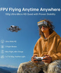 Person using Protos FPV Drone RTF Kit With Built In Walksnail 6G VTX 1080p60 HD Digital Video Transmission outdoors