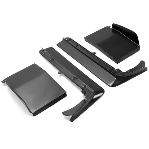 Cadillac Seville Front Bumper Filler 4 Pieces Black Plastic Fits 1980 1981 1982 1983 1984 1985 Restore Gap Repair Damaged Bumper