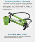 Heavy Duty 15 Ton Hydraulic Knockout Punch Driver Kit With Ten Die Set One Half Inch To Four Inch Conduit Hole Cutter