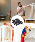 Heavy Hitter Crib Screws Hardware Replacement Kit provides twenty eight pieces of hex drive screws and barrel nuts for nursery assembly.