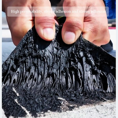 Close-up of Built Different Roof Underlayment Roll With Ice And Water Shield Heavy Duty Waterproof Membrane being tested for flexibility.
