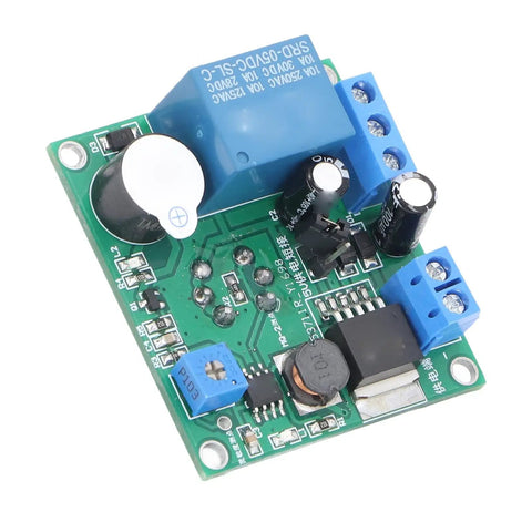 MQ 2 Smoke Sensor Module With Buzzer Alert And Relay Switch, circuit board with components for home safety