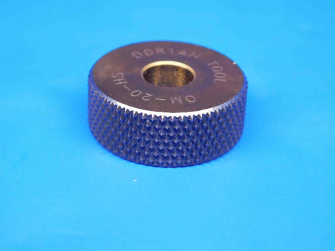 Professional Male Diamond Knurling Wheel Built Tough From Premium HSS Steel Featuring One Inch Shank Paired With Three Eighths And Five Sixteenths Inch Spacers For No Sweat Lathe Work And Kickass Surface Grips, close-up view.