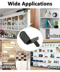 Heavy Duty L Shaped Cabinet Shelf Pins, 5Mm Nickel Plated Steel Support Pegs shown in cabinets, bookcases, and wardrobes.