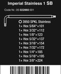 Packaging of Hex Plus Multicolor Imperial Stainless Steel 9 Piece Hex Key Set With Color Coded Plastic Sleeve And Easy Finder