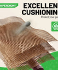 Eco Friendly Honeycomb Packing Paper 12 Inch By 180 Foot Cushioning Wrap For Packing And Moving Ideal Gift Wrapping shown cushioning a stone