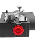 Front view of a Hydraulic Adjustable Flow Control Valve 0 To 30 GPM, 3000 PSI, Heavy Duty Workhorse With Three Quarter Inch NPT Port
