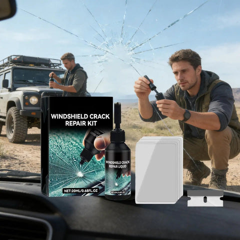 Easy Peasy Windshield Repair Kit Quick Fix With Transparent Resin For Chips And Cracks Pro Grade Glass Repair Liquid For Home Roadside Shop And Auto Mechanics That Leaves No Trace And Restores Clarity Fast