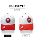 Dope Custom Golf Hat With Tee Holder And Ball Marker, Bill Magnet, Sweat Stain Resistant, 100 Percent Custom Made, Bullseye Style
