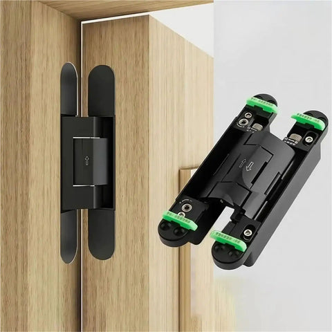 Heavy Duty Hydraulic Auto Shut Hidden Hinge Smooth Operator With No Hassle Install And Adjustable Fold Design For Cabinets And Interior Doors 177Mm Length on wooden cabinet edges