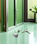 Stainless Steel Glass Door Hinge Set For Cabinets And Shower Enclosures, All Weather Heavy Duty Glass Clamp Hardware, Built To Last Bathroom Cabinet Cupboard Hinges For Glass Doors on glass cabinet door