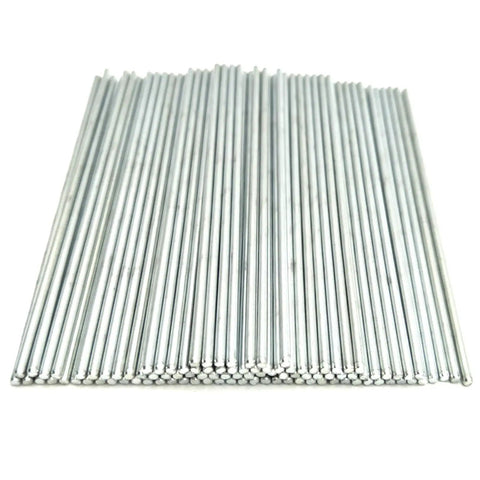 2mm Diameter STEM Toy Shaft Rods Set, 100 Pcs Round Axles For DIY RC Cars Boats And Helicopters, 2mm By 100mm Metal Rods