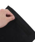 Close-up of Heavy Duty Fireproof Welding Sleeves Heat Resistant Arm Guards showing adjustable velcro strap for secure fit.