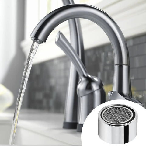 4 Pack Universal 55/64 Female Thread Faucet Aerator, Solid Brass Build For Kitchen And Bath Sinks, Gonna Love How This Setup Kills Splashing And Amps Up Your Water Flow