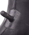 Close-up of valve stem on Beefed Up Heavy Duty Inner Tubes 13x4.00-6 for 6 inch rims, shows TR-13 straight valve stem detail.