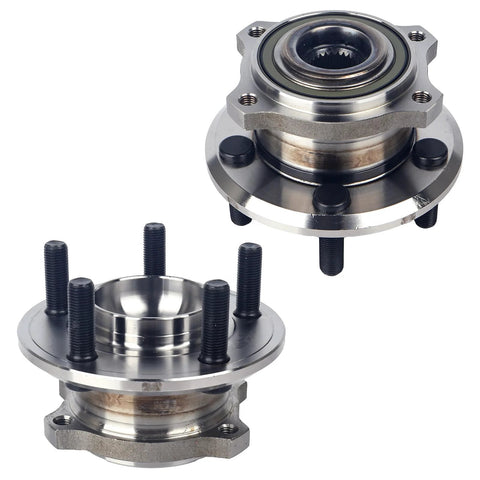 AWD Front Wheel Bearing And Hub Assembly 5-Lug Non-ABS Fits Chrysler 200 2005-2023, Dodge Challenger 2017-2023, 2 Pack