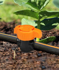 12 Pack Drip Irrigation Barbed Shut Off Valves For 1/2 Inch Tubing Fitted on Garden Hose