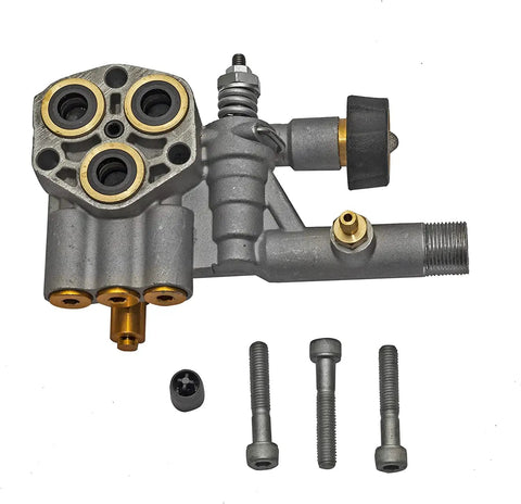 Manifold Replacement Kit For OEM Technologies Axial Cam Pressure Washer Pump Pro Grade Replacement Part with bolts and components