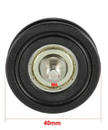 Heavy Duty Metal V Groove Wheel Set Of 4 Pieces With V Groove Threaded Rod Bearing Pulley Wheel For Smooth Track Rolling