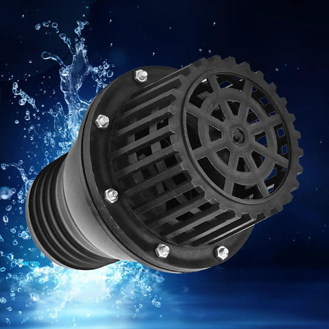 Heavy Duty Stainless Steel Foot Valve With Large Capacity Mesh Strainer for Farm Irrigation and Industrial Pumps, 3 Inch