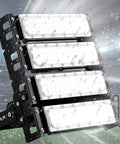 Zero Maintenance Industrial LED Stadium Light 200W Flood Beam 32,000 Lumens IP66 Waterproof with raindrops