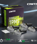 Heavy Duty Tpms Tire Pressure Sensors Set Of 4 Direct Fit Gm Vehicles Built To Last, includes four sensors and box.