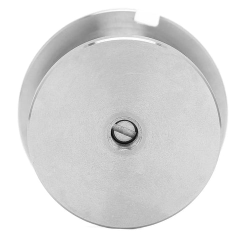 Top view of stainless steel watch movement holder base for precision modding and repair, needle mounting stand for disassembly