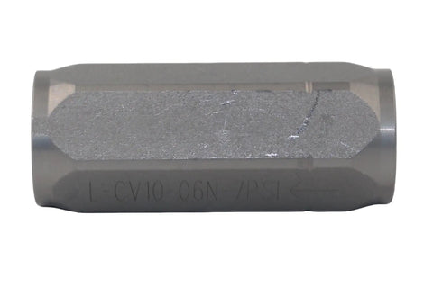 Heavy Duty 3/8 Inch NPTF In Line Check Valve for High Pressure Hydraulic Systems Non Return One Way Valve 5000 PSI