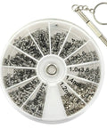 600 Piece Mini Screw And Nut Repair Kit With A Handy 3 Way Screwdriver Stainless Steel Fasteners For Watch Eyeglasses Phone Camera And Electronics Repair In A Compact Organized Case