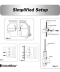 Universal Car Power Door Lock Actuator Two Pack Plug And Play Replacement Kit With Heavy Duty Mounting Straps installation guide diagrams.