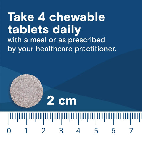 Chewable Multivitamin For Duodenal Switch Patients With High ADEK, Iron And Calcium, Mixed Berry Flavor, Easy To Chew Tablets, Yummy Taste For Daily Use, One Month Supply, Non GMO, 2 cm tablet