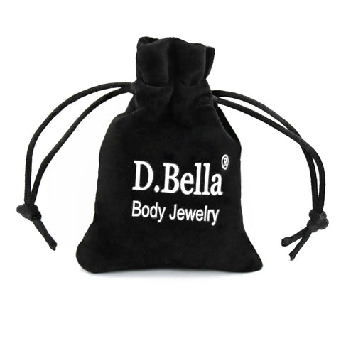 Black velvet jewelry pouch for Rose Gold 20G Nose Rings For Women And Men Stainless Steel Nose Ring Hoops Studs Flower Heart Diamond L Shaped Nose Studs Nostril Piercing Jewelry Style V.