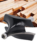 Cool Roundover Router Bit With Razor Sharp Tungsten Carbide Tips And Serious Anti Kickback Safety For Smooth Hardwood Cutting And Plywood Trimming Jobs on a wood backdrop.