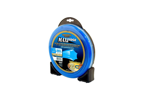 Pack of Maxi Edge Commercial Grade String Trimmer Line With Cutting Tool For Universal Fit, 22 Refills, 0.065 Inch By 440 Foot, Blue