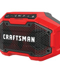 V20 Wireless Bluetooth Speaker With Dual 3-Inch Stereo Drivers, Cordless Or Plug-In Power, 100 Ft Range, Red Portable Speaker