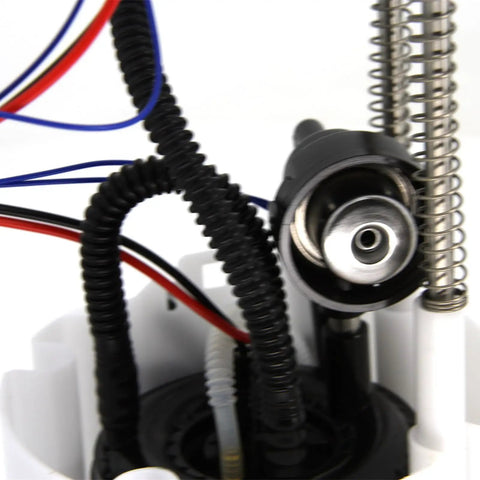 Top Shelf Fuel Pump Module For Jeep Liberty Dodge Nitro Straight Plug And Play with wiring and pump details.