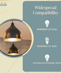 Kalide Dimmer Paddle Light Switch For LED And CFL, 300W Dimmable, single pole compatibility with LED and CFL bulbs