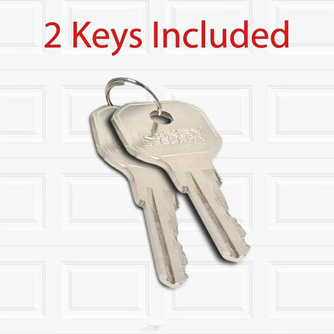 Garage Door Emergency Release Cable Kit With Quick Release Lock For Easy Manual Access When Power Goes Out Heavy Duty Keyed Disconnect