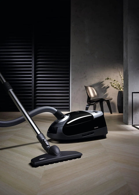Parquet Twister Floor Brush For Hard Floors With Double Swivel Joint No Fuss Attachable Vacuum Head shown on wood floor