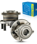 Rear Wheel Bearing Hub Assembly 5 Lug Fit For Dodge Charger 2009 2010 2011 2012 2013 2014 Chrysler 300 2009 2010 2011 2012 2013 2014 And Dodge Challenger 2008 2009 2010 2011 2012 2013 2014 No ABS shown in packaging with metal finish