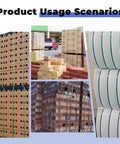No Fuss Heavy Duty Manual Strapping Sealer Crimper For 5 8 Inch Pp Or Pet Bands used in shipping with stacked boxes and strapping.