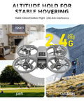 Beginner Friendly Kids Drone With Camera And Remote, Brushless Motor For Smooth Flight, Optical Flow Hover in room and outdoors